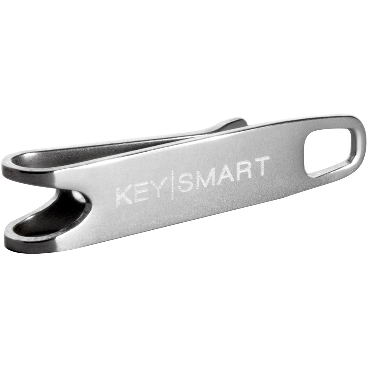 KeySmart Nano Clip Stainless Steel Silver Pocket/Purse Clip Keychain 